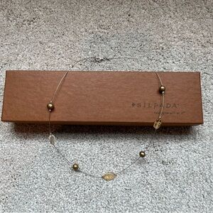Vintage Silpada Citrine Necklace